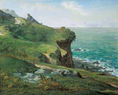 Cliffs of Gréville by Jean Francois Millet